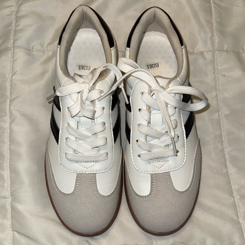 White and Black Sneakers